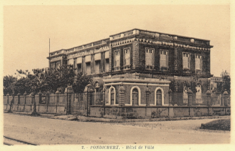 04-07 - Pondichery - mairie - vue vers le sud-ouest